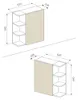 Spiegelschrank Vicco Fynn Anthrazit 62 x 64 cm, Model 54356 Produktbild-Vorschau 7