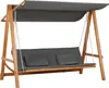 Outsunny Hollywoodschaukel mit Bettfunktion 3-Sitzer mit Produktbild-Vorschau 8