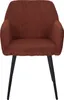Fauteuil Cotele Scott Terracotta - Lot De 2 Voir les images du produit 2