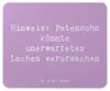 Mr. & Mrs. Panda Mauspad Spruch Unerwartetes Lachen Produktbild-Vorschau 1