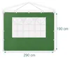 Set da 2 pannelli laterali per gazebo Relaxdays, 3x3 m, con Anteprima dell’immagine prodotto 4