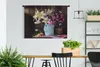 MuchoWow® Wandteppich Wandbehang Korb - Blumen - Sommer Produktbild-Vorschau 3