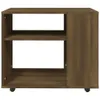 Beistelltisch Braun Eiche 70x35x55 cm Holzwerkstoff Produktbild-Vorschau 5