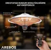 AREBOS promiennik sufitowy 2000 W + pilot, 3 poziomy Podgląd zdjęcia produktu 2