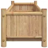 vidaXL Bac à plantes 100x30x25 cm bambou Voir les images du produit 5