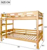Merax Etagenbett 90x200cm mit Leiter und Lattenrost, Produktbild-Vorschau 7
