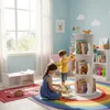Relaxdays Detská otočná knižnica, 12 priehradiek, VxH: 97 x Náhľad obrázku produktu 2