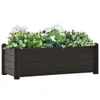 vidaXL Letto da giardino rialzato PP antracite 100x43x35 cm Anteprima dell’immagine prodotto 8