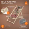 ECD Germany Set da 5 sedie a sdraio pieghevoli Floral Anteprima dell’immagine prodotto 3