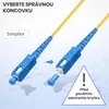 Extralink SC/APC-SC/APC Patchcord Patchlabel Cable Optický Náhled obrázku produktu 5