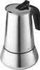 A studio shot of a stovetop espresso maker. Produktbild-Vorschau