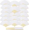 18pack Handfächer Weiß, Fecher Sommer Hochzeit, Produktbild-Vorschau 1