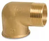 Gomito in Ottone 90 Gradi, Raccordo Filettato 3/8", Anteprima dell’immagine prodotto 1