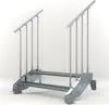 Stahltreppe 2 Stufen bis Höhe 44 cm, Laufbreite : 120 cm Produktbild-Vorschau 1