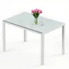 Esstisch BEALIFE 110x70x75 cm mit Sicherheitsglasplatte & Produktbild-Vorschau 1