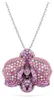 Swarovski SCS Idyllia Anhänger Blume, Rosa, Rhodiniert Produktbild-Vorschau 1