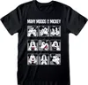 Mickey Mouse T-Shirt Herren Many Moods of Mickey schwarz M Produktbild-Vorschau 1