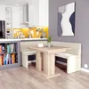 Eckbank AKIKO mit Tisch 168x128 rechts - Eckbankgruppe f r Produktbild-Vorschau 2