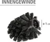 WENKO 10 Ersatz WC Bürstenkopf Schwarz Klobürste Badezimmer Produktbild-Vorschau 9