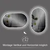 HOKO Badspiegel LED Antibeschlag Wandspiegel Oval+LED Produktbild-Vorschau 11