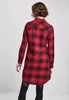 Urban Classics Ladies - Koszula flanelowa w kratę czerwona Podgląd zdjęcia produktu 3