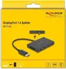DELOCK DeLOCK DisplayPort 1.4 Splitter 1 x DisplayPort in Náhľad obrázku produktu 3