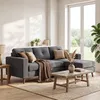 HOMCOM L-förmiges Sofa mit umkehrbarer Chaiselongue, Produktbild-Vorschau 2