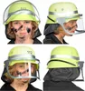 Feuerwehr Helm mit Visier für Kinder | Gelb Produktbild-Vorschau 8