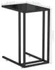 vidaXL Tavolino da computer Nero 50x35x65 cm Vetro Anteprima dell’immagine prodotto 7