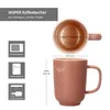Ritzenhoff 6x Jasper Kaffeebecher 250ml H10,4cm Puder Produktbild-Vorschau 6