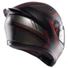 K1 S Helm E2206 - SLING Matt Black/Red - 61 - 62 cm Náhled obrázku produktu 6