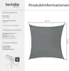 tectake® Sonnensegel rechteckig mit UV-Schutz 50+ Produktbild-Vorschau 7