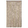 vidaXL Záclona Fly tmavě hnědá a béžová 100x200 cm žinylka Náhled obrázku produktu 3