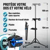 MONZANA® Pied d’atelier vélo pliable 30/50kg réglable Voir les images du produit 5