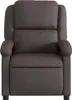 vidaXL Fauteuil relax marron foncé cuir véritable Voir les images du produit 7