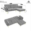Ecksofa mit Relaxfunktion, L-Form, Schlafsofa mit Produktbild-Vorschau 10