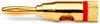 4x Bananenstecker vergoldet High End Bananas Banana Nauci Produktbild-Vorschau 5