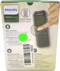 The back of a Philips VoiceTracer DVT1120 packaging box, showing features and product details. Podgląd zdjęcia produktu