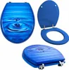 Grafner WC Sitz aus MDF stabile Qualität Blue Drop mit Produktbild-Vorschau 2