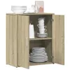vidaXL Kredens dąb sonoma 60x31x70 cm materiał Podgląd zdjęcia produktu 4