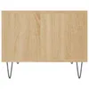vidaXL Stolik kawowy dąb sonoma 60x50x40 cm materiał Podgląd zdjęcia produktu 5