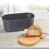 KESPER Brotbox, Brotkasten, grau Melamin – mit Produktbild-Vorschau 5