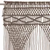 vidaXL Tenda Macramè tortora 140x240 cm cotone Anteprima dell’immagine prodotto 3