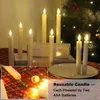 LED Stabkerzen mit Fernbedienung, Flammenlose Tafelkerzen Produktbild-Vorschau 4