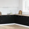 Möbel Schwarzer Eichen-Eckunterschrank - 75.5x75.5x81.5 cm Produktbild-Vorschau 1