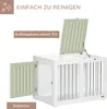 PawHut Hundekäfig, Haustierkäfig, Hundehütte, Hundebox Produktbild-Vorschau 5