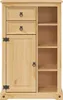 vidaXL Koupelnová skříňka  70x33x110 cm borovicový masiv Náhled obrázku produktu 5