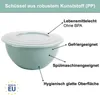 Schüssel mit Deckel 5l 3er Set - Vielseitige Salatschüssel Produktbild-Vorschau 4