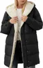ASKSA Damen Wintermantel Lang Warm Daunenjacke Winterjacke Produktbild-Vorschau 1
