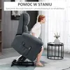Fotel telewizyjny HOMCOM z elektryczną regulacją, fotel z Podgląd zdjęcia produktu 5